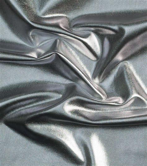 Silver Metallic Fabric Images 